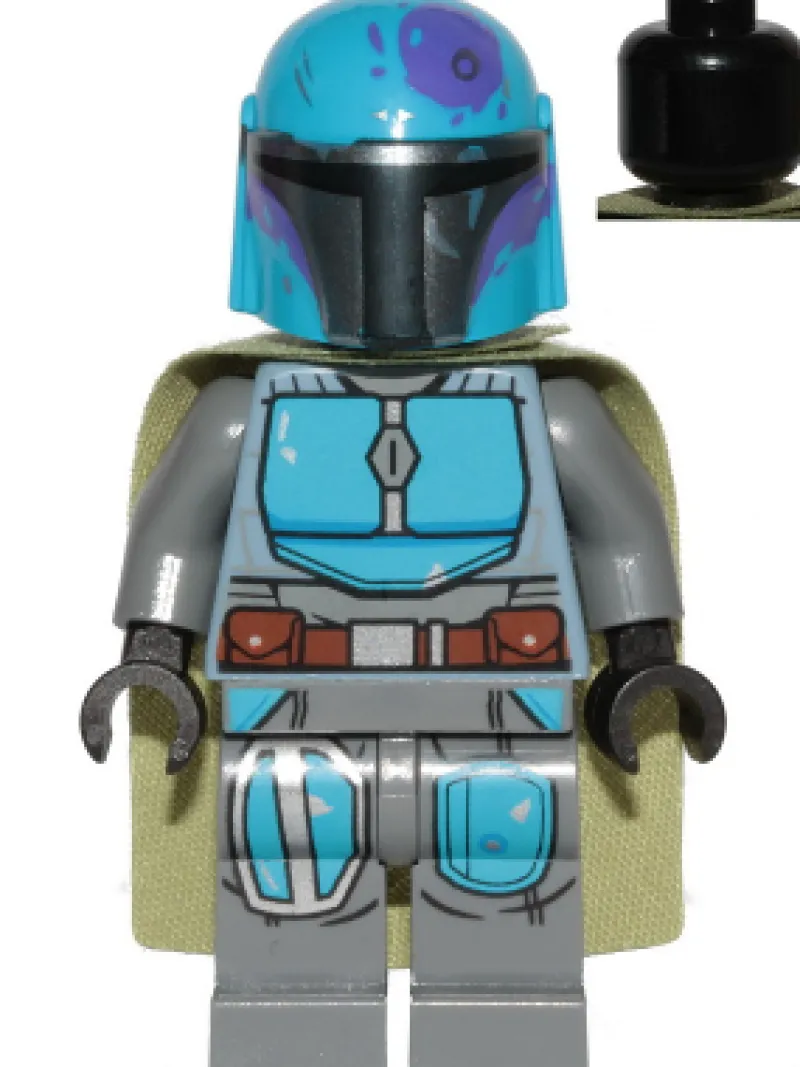 Star Wars>The Brick Show Shop Mandalorian Warrior (Blue/Gray) - LEGO Star Wars Minifigure (2020)