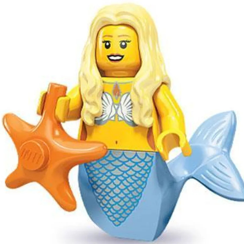 Collectible Minifigures>The Brick Show Shop Mermaid - Series 9 LEGO Collectible Minifigure (2013)