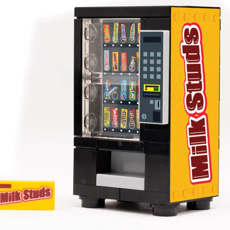 B3 Customs | Custom Parts>The Brick Show Shop Milk Studs - B3 Customs® Candy Vending Machine