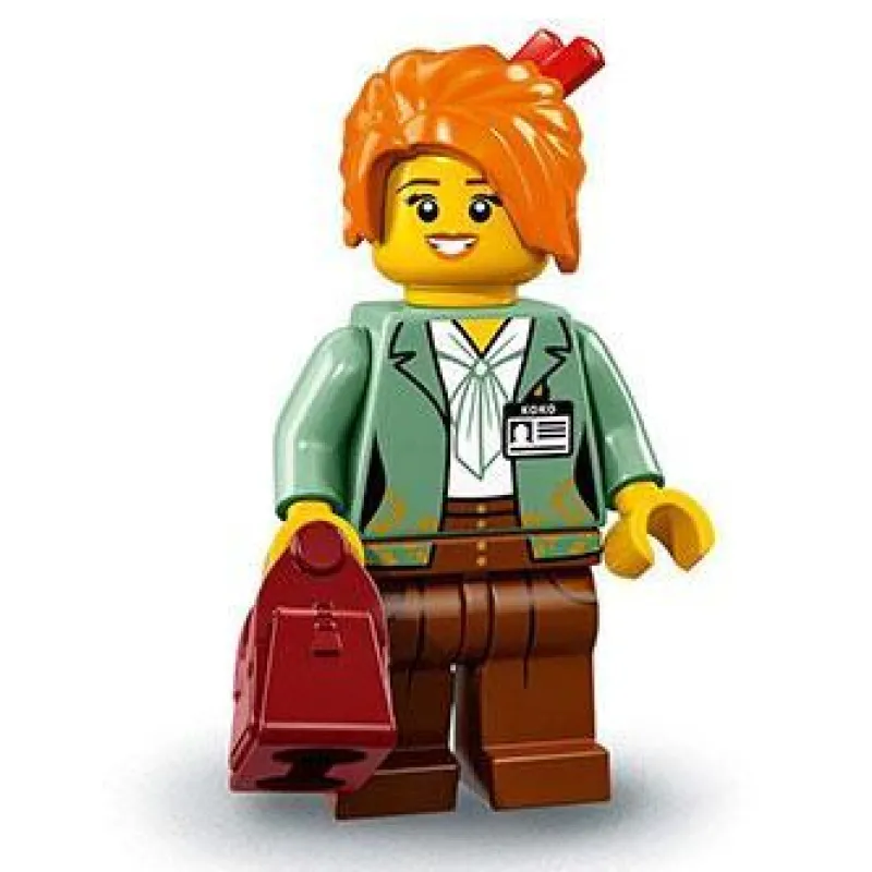 Collectible Minifigures>The Brick Show Shop Misako - Series 1 LEGO Ninjago Movie Collectible Minifigure (2017)