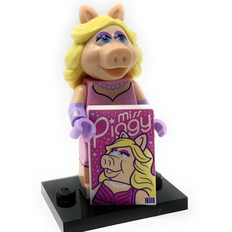 Disney | Collectible Minifigures>The Brick Show Shop Miss Piggy - LEGO Muppets / Disney Collectible Minifigure (2022)