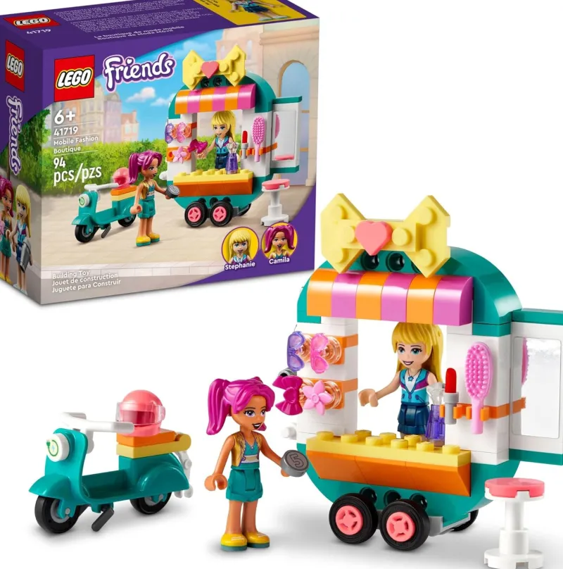 Retired Lego Sets>The Brick Show Shop Mobile Fashion Boutique - LEGO Friends Set (41719) [RETIRED]