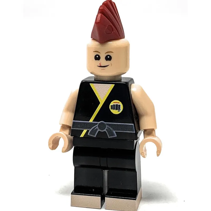 B3 Customs>The Brick Show Shop Mohawk Kid - Kobrick Kai Custom Minifigure