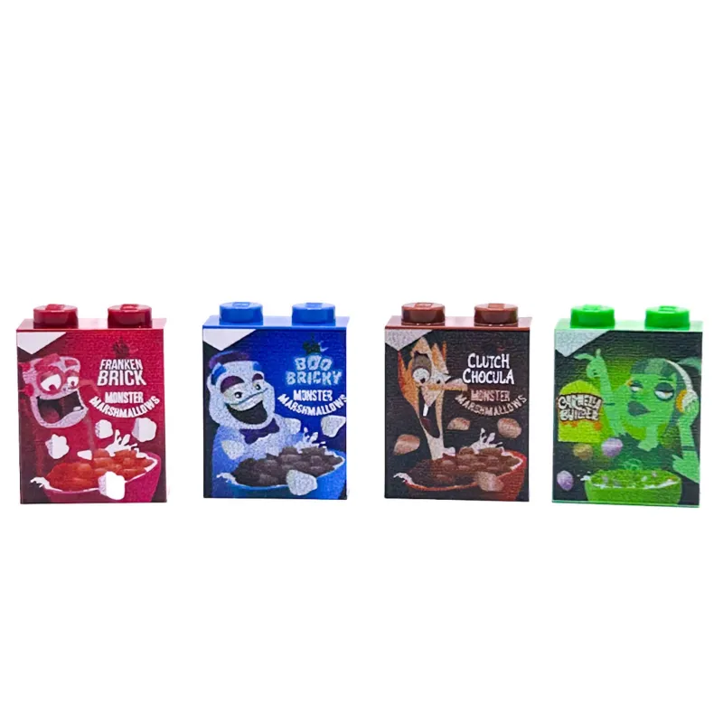 B3 Customs>The Brick Show Shop Monster Cereal Collection (Set of 4) - Custom Exclusive Halloween Edit