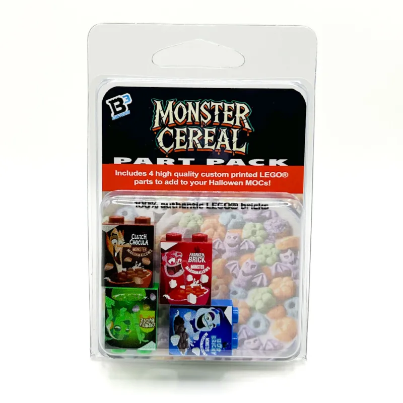 B3 Customs>The Brick Show Shop Monster Cereal Collection (Set of 4) - Custom Exclusive Halloween Edit
