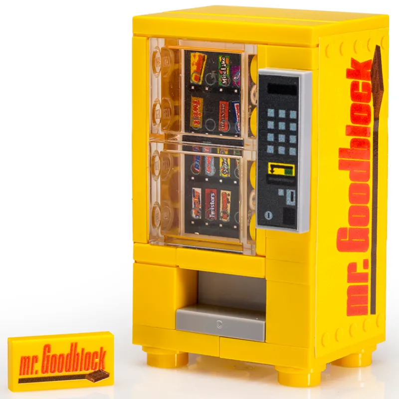 B3 Customs | Custom Parts>The Brick Show Shop Mr. Goodblock - B3 Customs® Candy Vending Machine