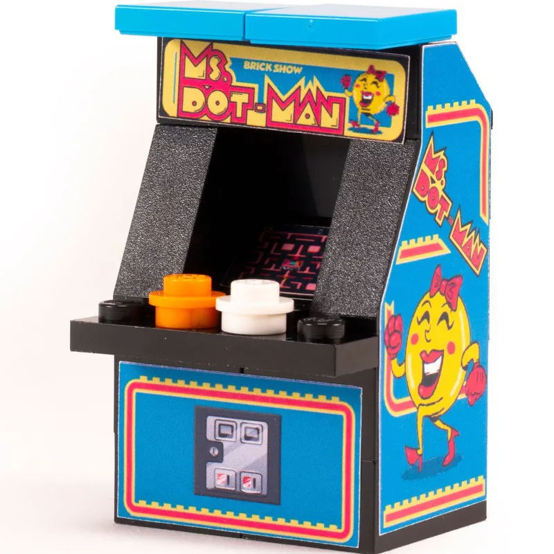 B3 Customs | Arcade>The Brick Show Shop Mrs. Dot-Man - B3 Customs Arcade Machine made using LEGO parts