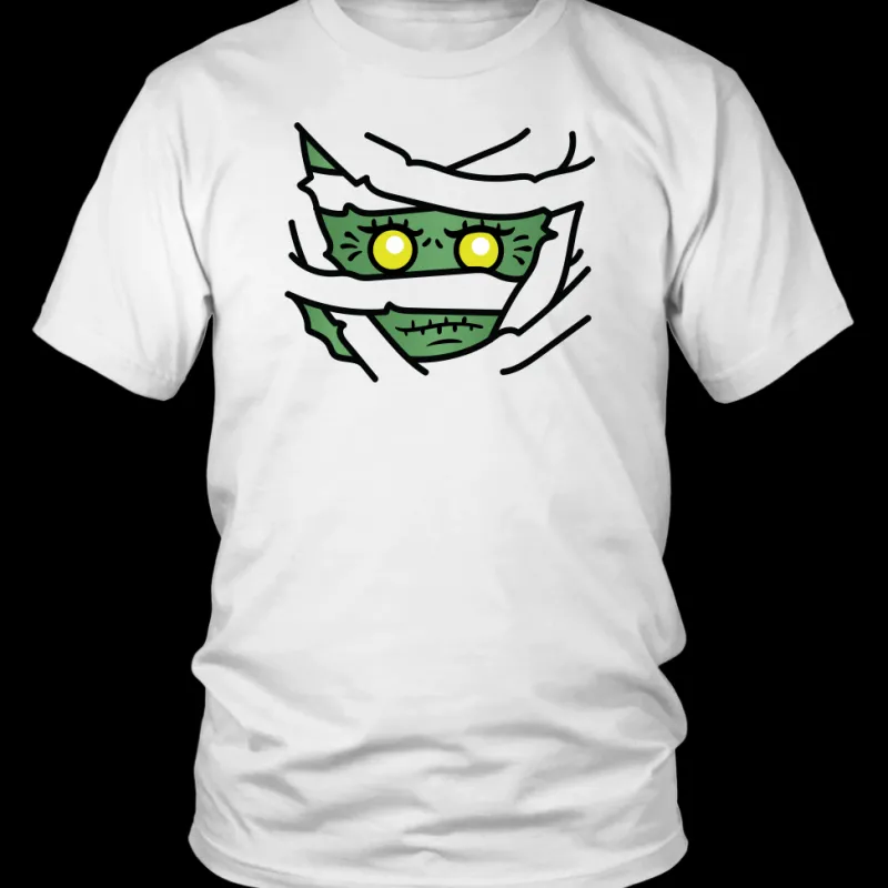 T-shirts>The Brick Show Shop Mummy Minifigure Brick T-Shirt White