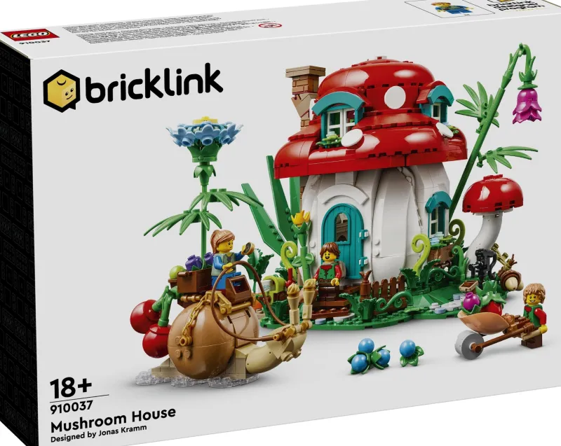 Castle>The Brick Show Shop Mushroom House - Custom Bricklink LEGO Set [RETIRED] 910037