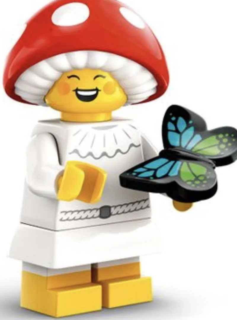 Collectible Minifigures>The Brick Show Shop Mushroom Sprite - LEGO Collectible Minifigure 71045 (Series 25) (2024)