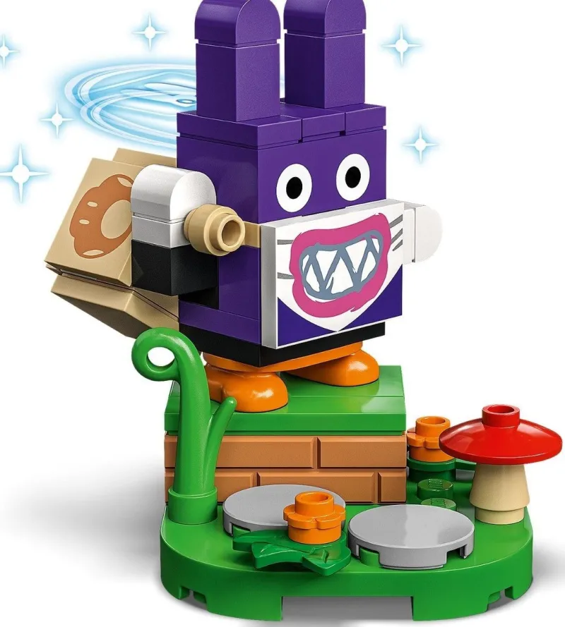 Super Mario>The Brick Show Shop Nabbit (Series 5) - LEGO 71410 Super Mario Character Minifigure (2022)