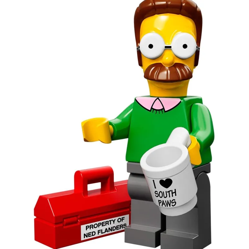 Collectible Minifigures>The Brick Show Shop Ned Flanders - LEGO Simpsons Collectible Minifigure (Series 1) (2014)