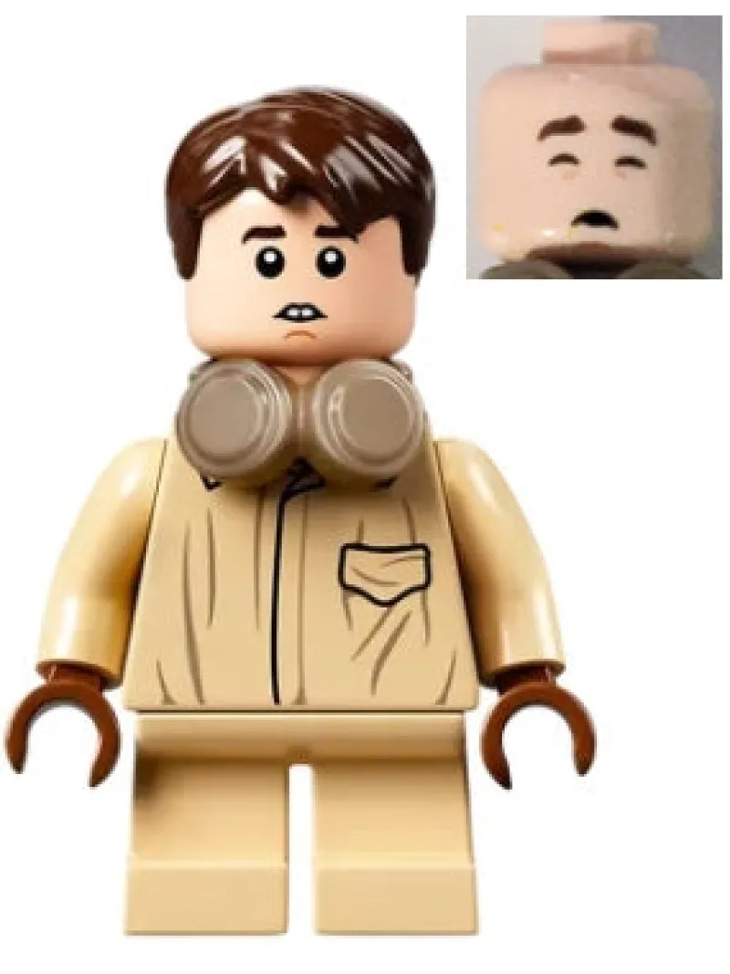 Harry Potter>The Brick Show Shop Neville Longbottom (Coveralls, Headphones) - LEGO Harry Potter Minifig