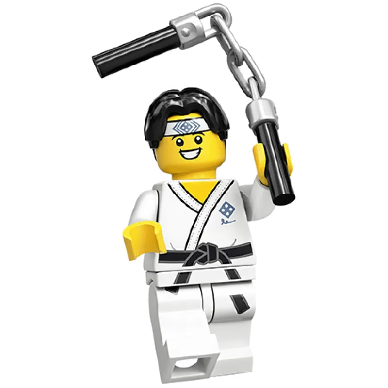 Collectible Minifigures>The Brick Show Shop Nunchaku Fighter - LEGO Series 20 Collectible Minifigure