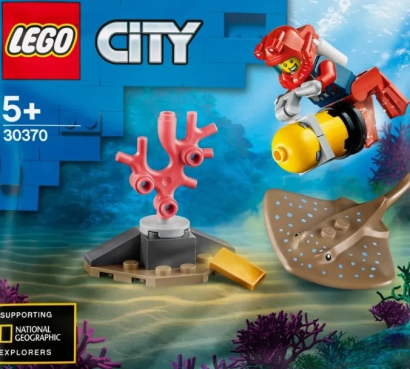 Lego Polybags | Lego City Sets>The Brick Show Shop Ocean Diver - LEGO City Polybag Set (30370)