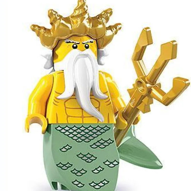 Collectible Minifigures>The Brick Show Shop Ocean King - Series 7 LEGO Collectible Minifigure (2012)