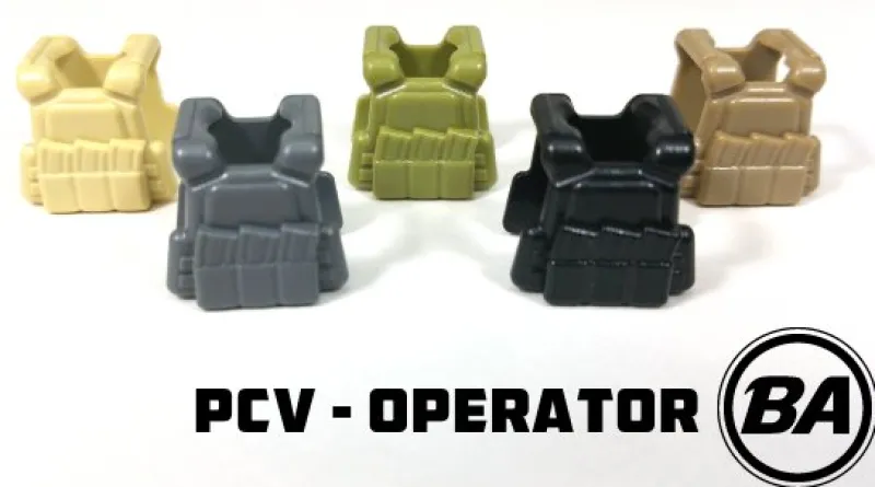 Brickarms>The Brick Show Shop Operator - PCV (Powered Combat Vest) for LEGO Minifig - BrickArms