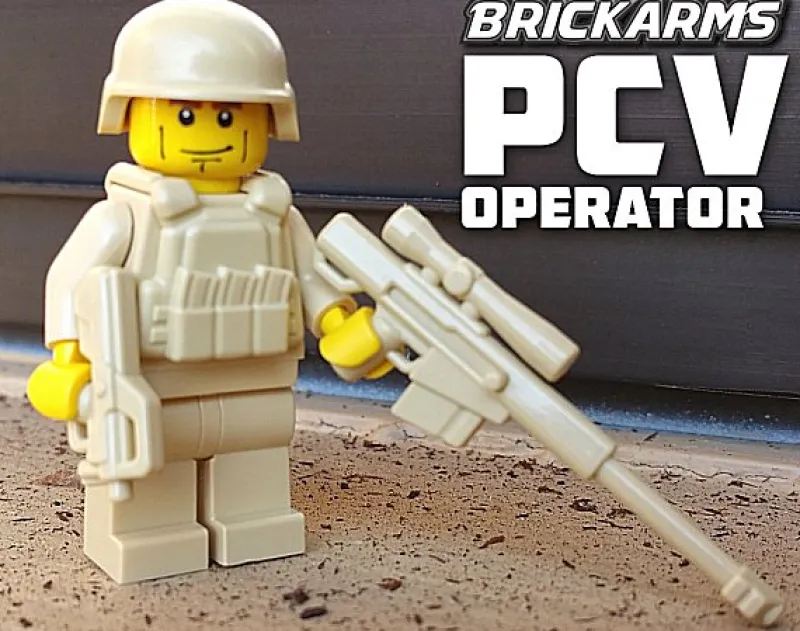 Brickarms>The Brick Show Shop Operator - PCV (Powered Combat Vest) for LEGO Minifig - BrickArms