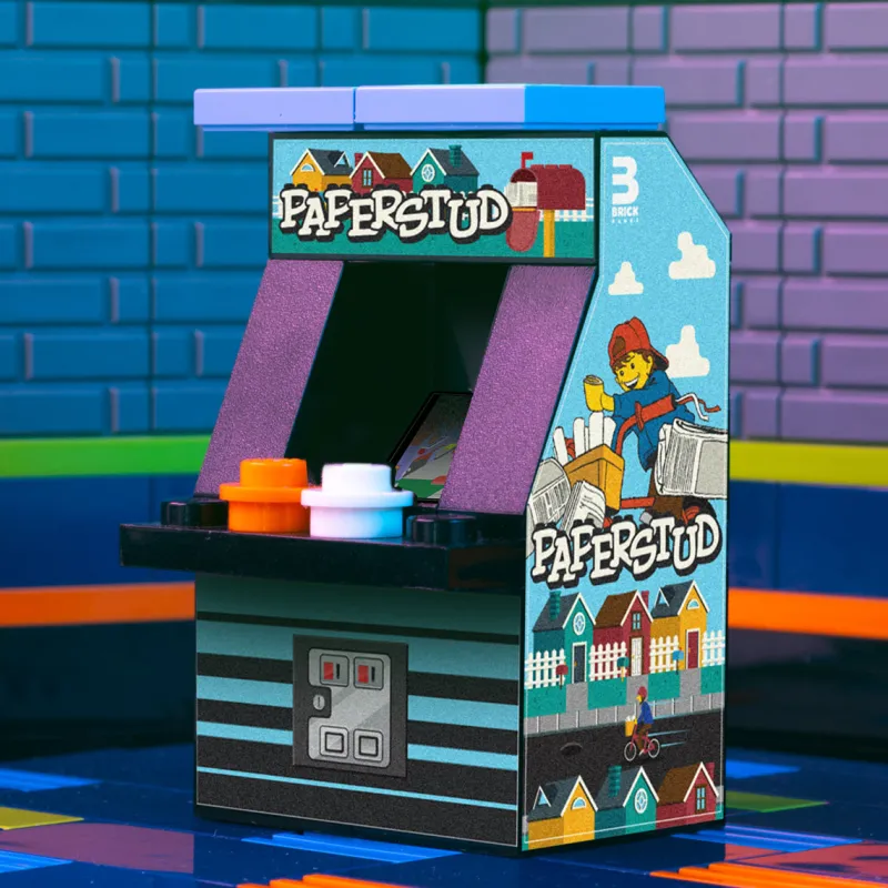 B3 Customs | Arcade>The Brick Show Shop Paper Stud - B3 Customs Arcade Machine made using LEGO parts