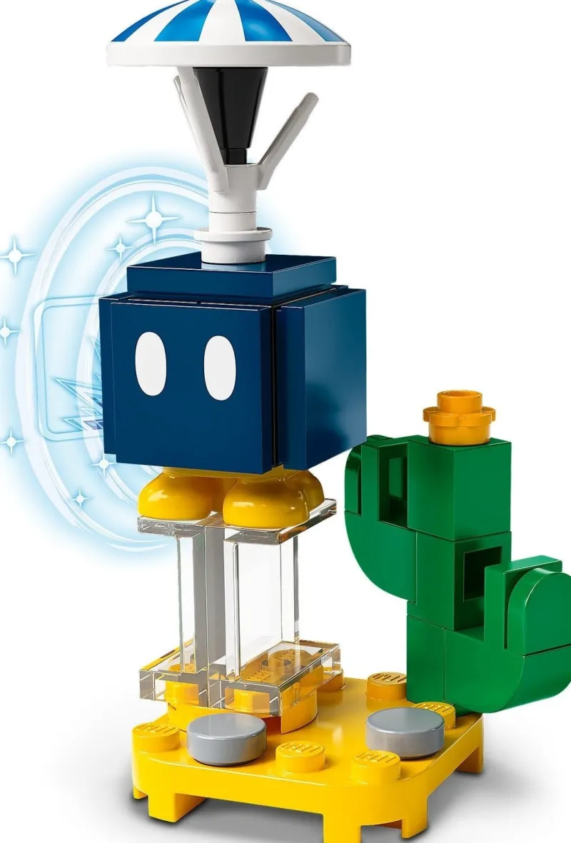 Super Mario>The Brick Show Shop Parachute Bob-omb (Series 3) - LEGO 71394 Super Mario Character Minifi