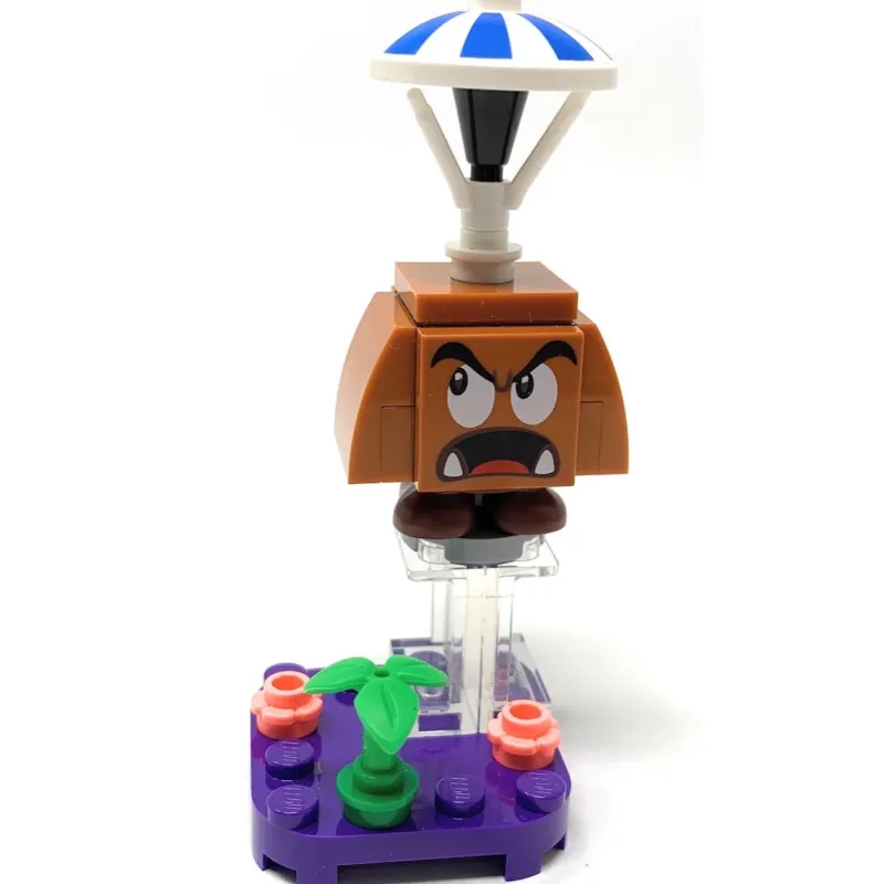 Super Mario>The Brick Show Shop Parachute Goomba (Series 2) - LEGO Super Mario Character Minifigure (2