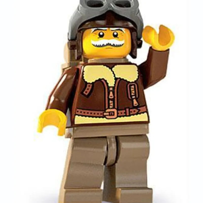 Collectible Minifigures>The Brick Show Shop Pilot - Series 3 LEGO Collectible Minifigure (2011)