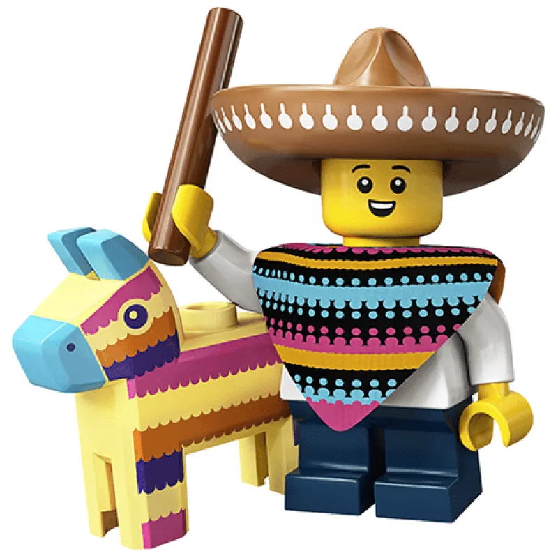Collectible Minifigures>The Brick Show Shop Pinata Boy - LEGO Series 20 Collectible Minifigure