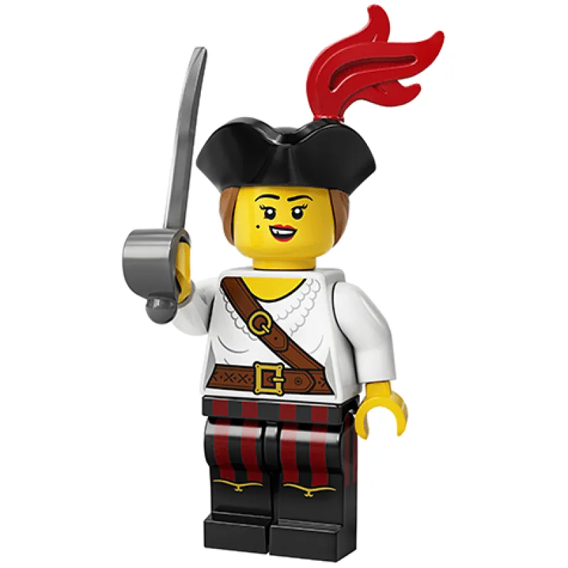 Collectible Minifigures>The Brick Show Shop Pirate (Female) - LEGO Series 20 Collectible Minifigure