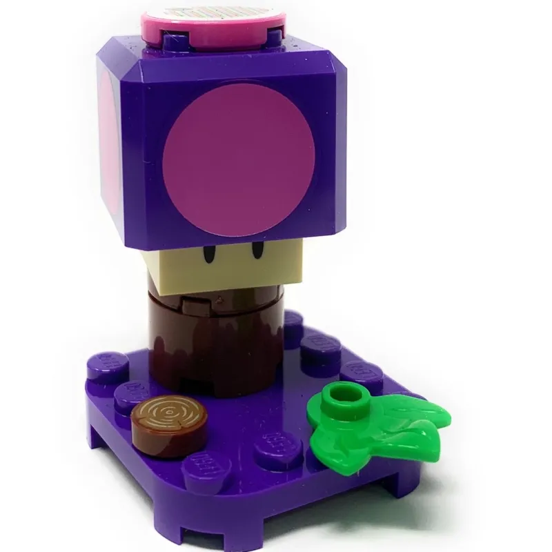 Super Mario>The Brick Show Shop Poison Mushroom (Series 2) - LEGO Super Mario Character Minifigure (20