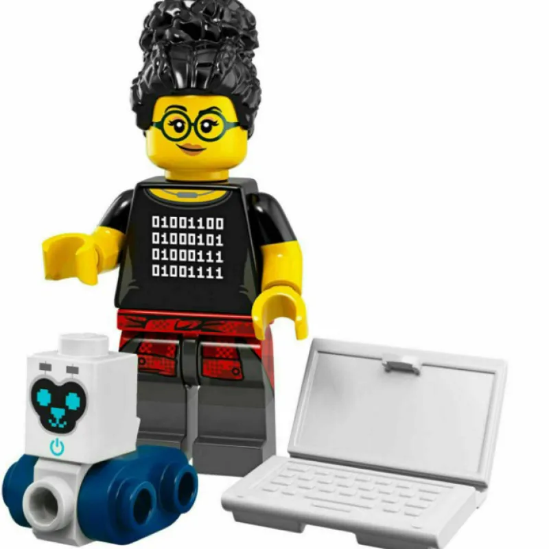 Collectible Minifigures>The Brick Show Shop Programmer (Female) - LEGO Series 19 Collectible Minifigure