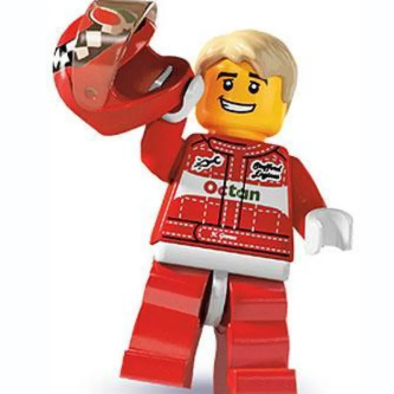 Collectible Minifigures>The Brick Show Shop Race Car Driver - Series 3 LEGO Collectible Minifigure (2011)
