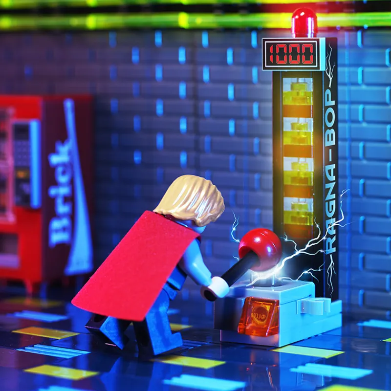 B3 Customs | Arcade>The Brick Show Shop Ragna-Bop - B3 Customs Strongman Amusement Park Game