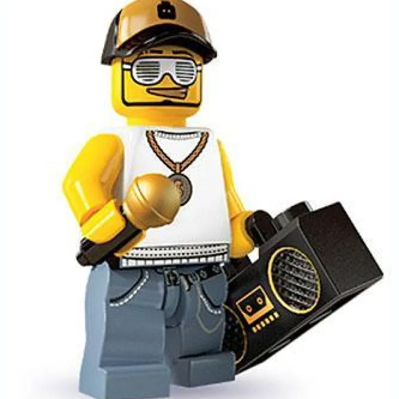 Collectible Minifigures>The Brick Show Shop Rapper - Series 3 LEGO Collectible Minifigure (2011)