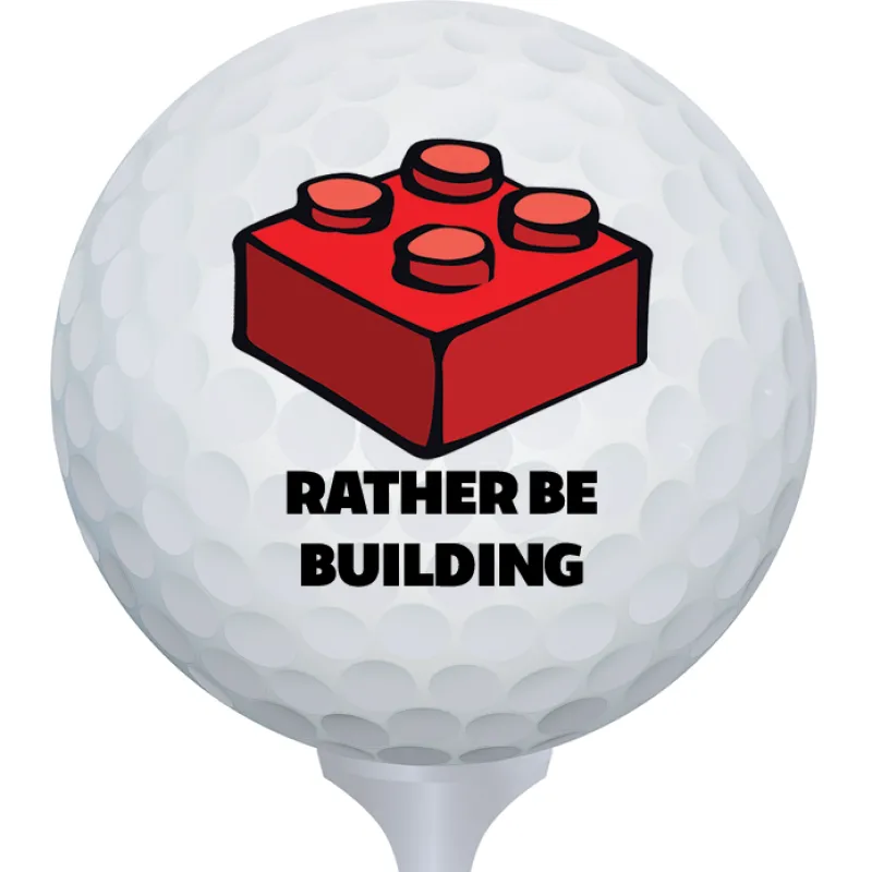B3 Customs>The Brick Show Shop Rather Be Building Golf Ball