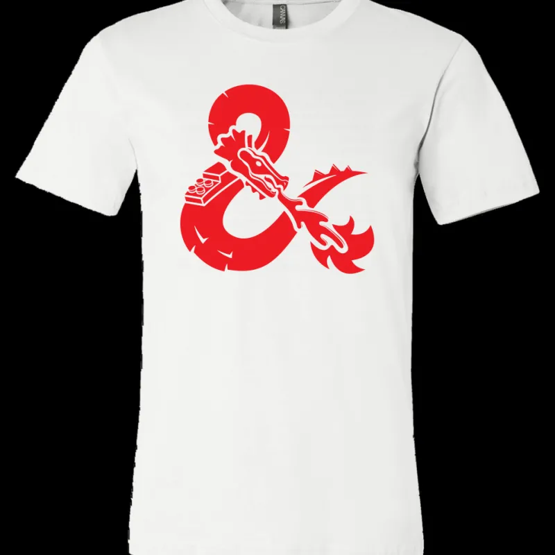 T-shirts>The Brick Show Shop Red Dragon AFOL T-Shirt Black