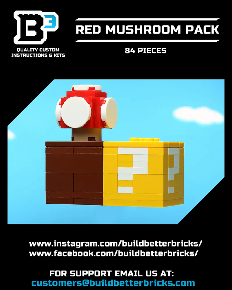 B3 Customs>The Brick Show Shop Red Mushroom Power Pack
