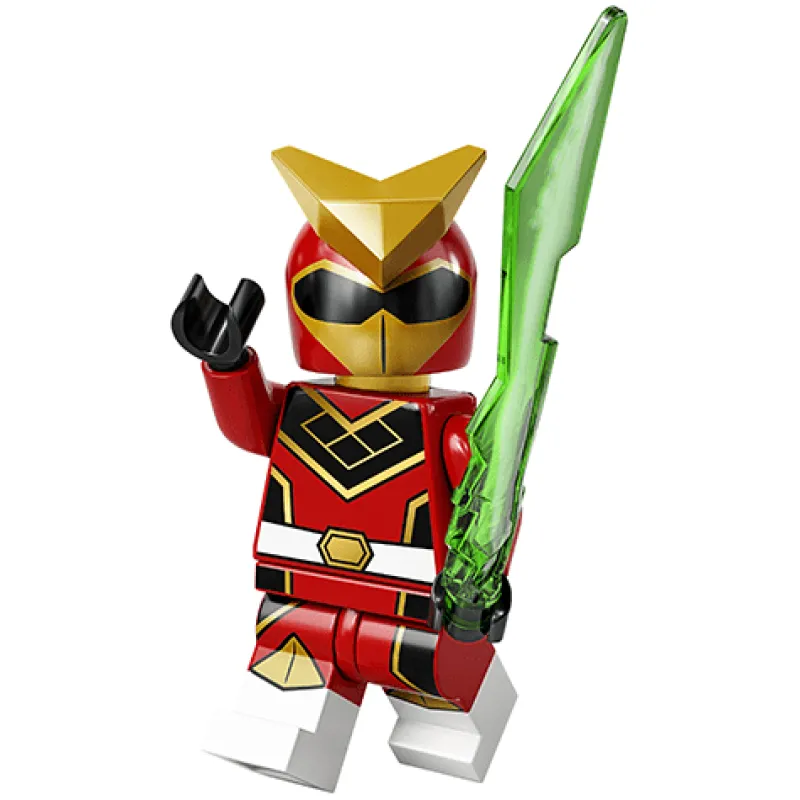 Collectible Minifigures>The Brick Show Shop Red Ranger - LEGO Series 20 Collectible Minifigure