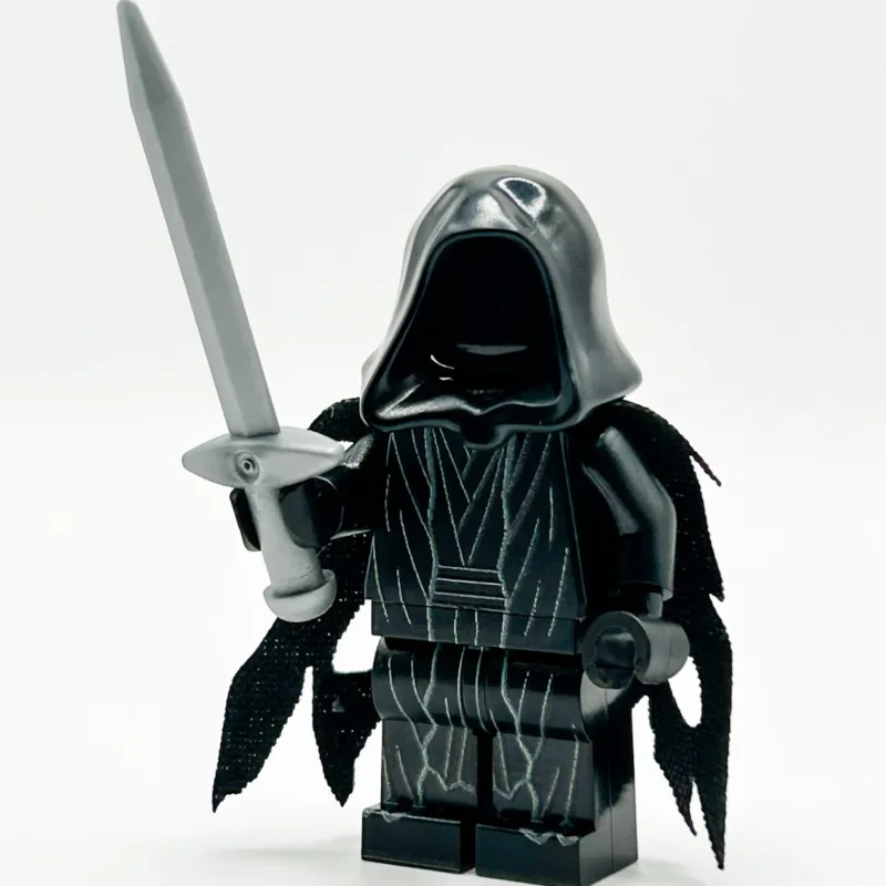 B3 Customs>The Brick Show Shop Ringwraith / Nazgul LOTR Minifig made using LEGO parts - B3 Customs