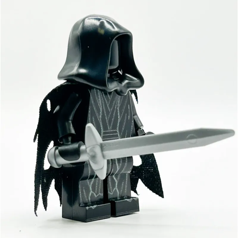 B3 Customs>The Brick Show Shop Ringwraith / Nazgul LOTR Minifig made using LEGO parts - B3 Customs