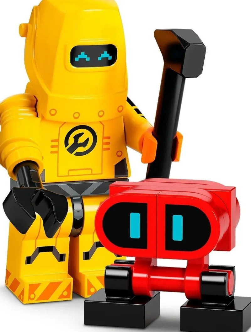 Collectible Minifigures>The Brick Show Shop Robot Repair Tech - LEGO Collectible Minifigure (Series 22) (2022)