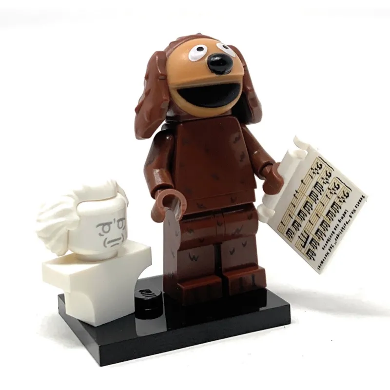 Disney | Collectible Minifigures>The Brick Show Shop Rowlf the Dog - LEGO Muppets / Disney Collectible Minifigure (2022)