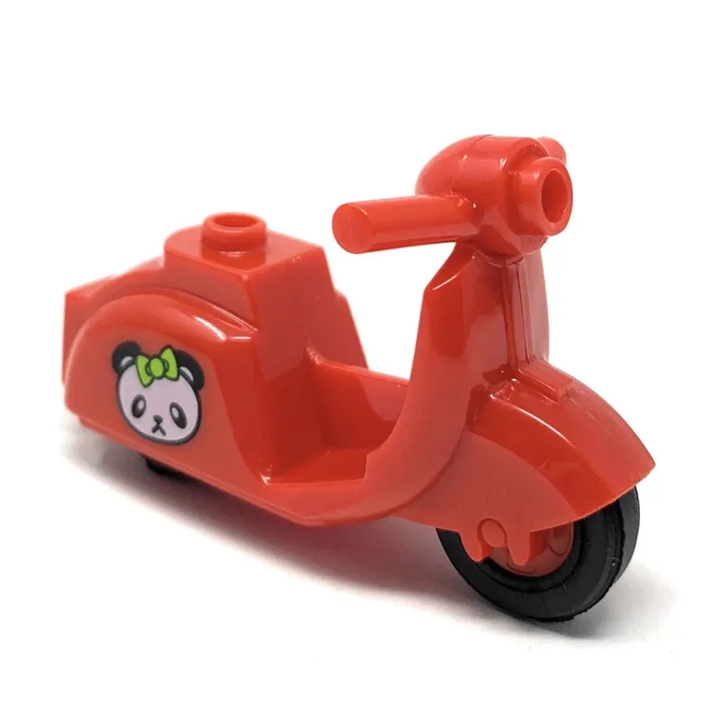 Brick Forge>The Brick Show Shop Scooter (Red, Retro) - BrickForge Pack