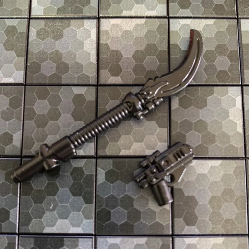Brickarms>The Brick Show Shop Scythe & Pistol, Dark Warrior Pack - BrickArms