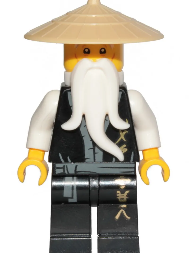Ninjago>The Brick Show Shop Sensei Wu (Legacy, Black Robe) - LEGO Ninjago Minifigure (2019)