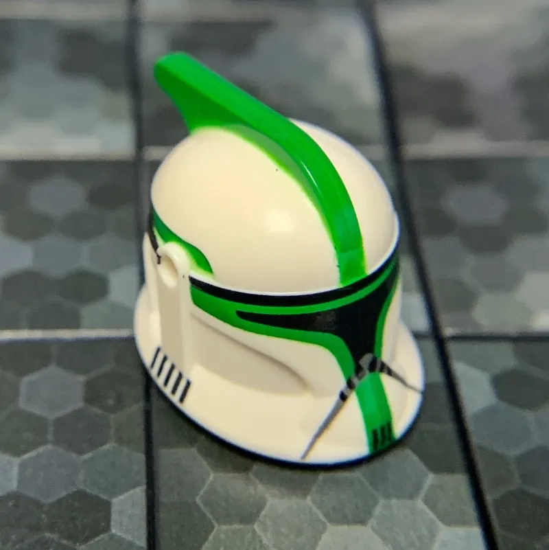 Clone Army Customs>The Brick Show Shop Sergeant Clone Trooper Helmet (Phase 1, Green) - Clone Army Customs