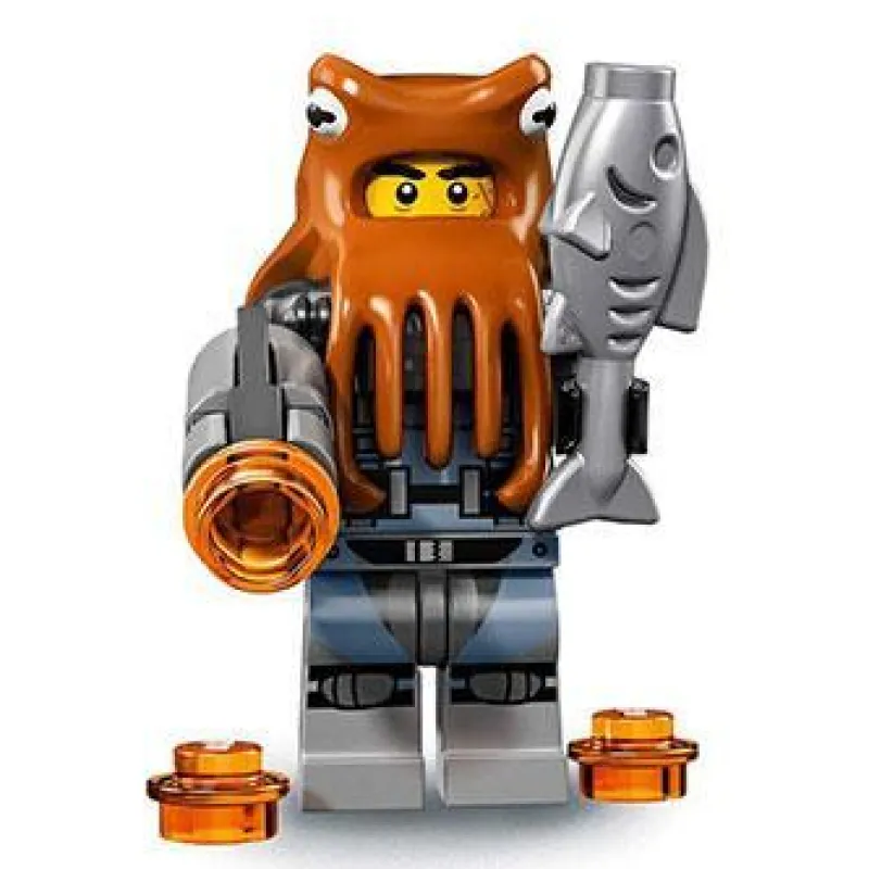 Collectible Minifigures>The Brick Show Shop Shark Army Octopus - Series 1 LEGO Ninjago Movie Collectible Minifigur