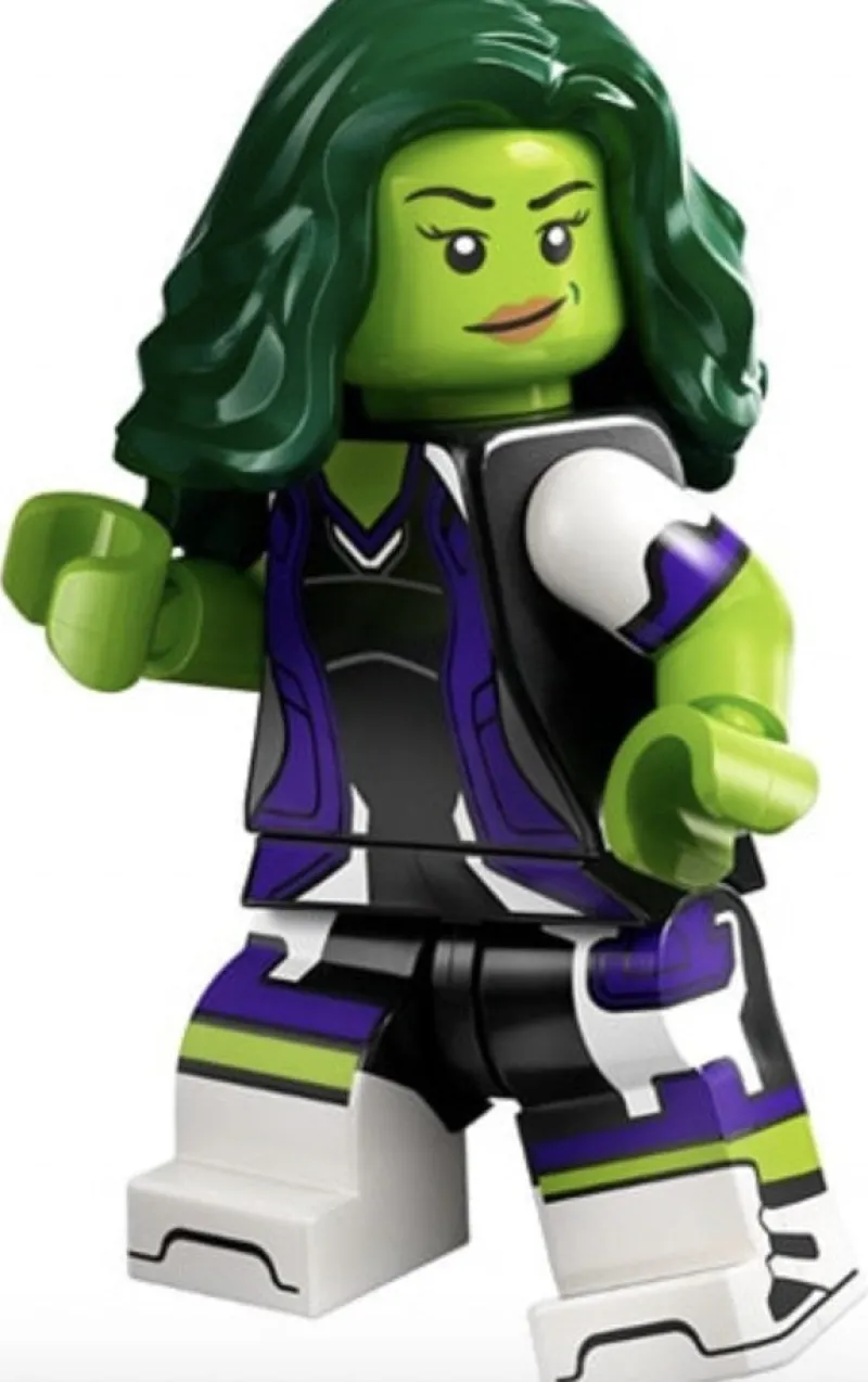 Marvel | Collectible Minifigures>The Brick Show Shop She-Hulk - LEGO Marvel Collectible Minifigure 71039 (Series 2) (2023)