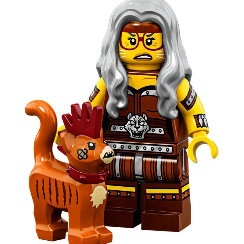 Collectible Minifigures>The Brick Show Shop Sherry Scratchen-Post, Scarfield - LEGO Movie 2 Collectible Minifigure