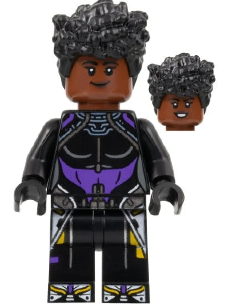 Marvel>The Brick Show Shop Shuri (Black & Purple Top, Wakanda Forever) - Official LEGO Marvel Min