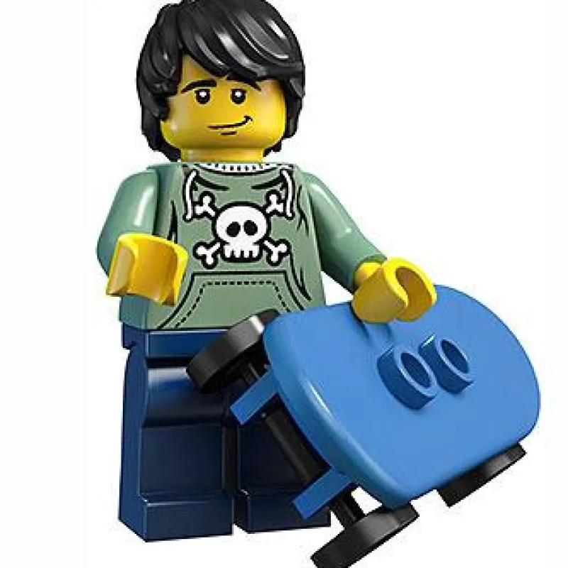 Collectible Minifigures>The Brick Show Shop Skater - Series 1 LEGO Collectible Minifigure (2010)